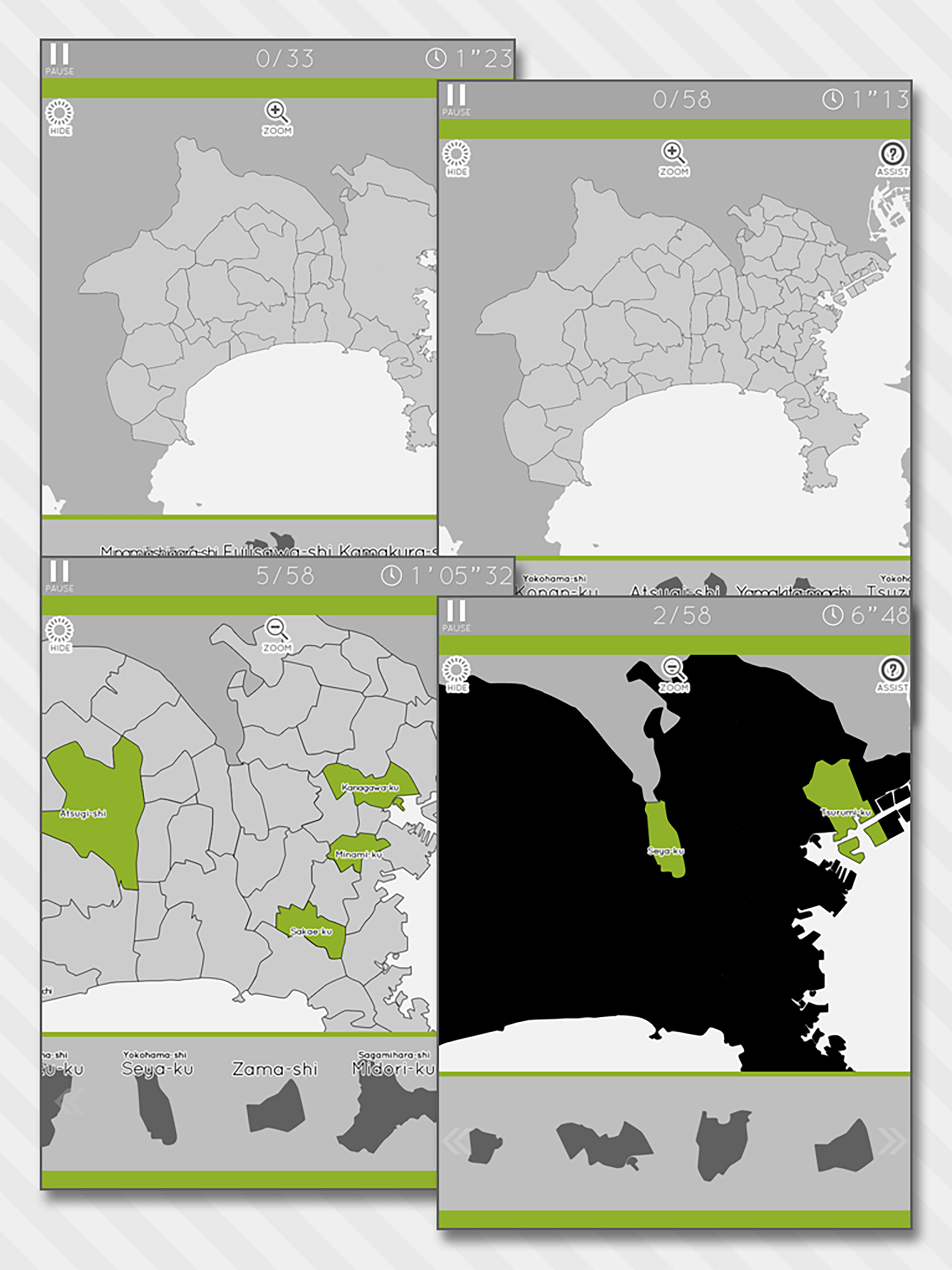 Kanagawa Map Puzzle
