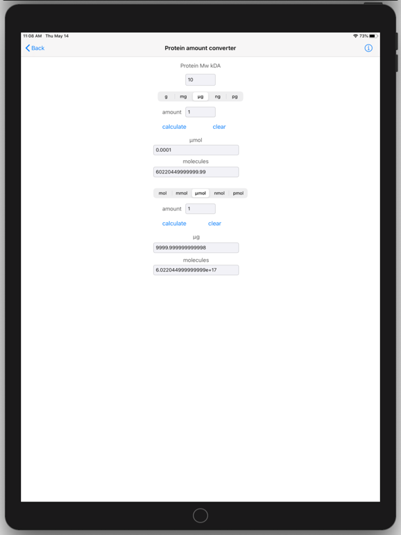 Screenshot #5 pour BioLabCalculators
