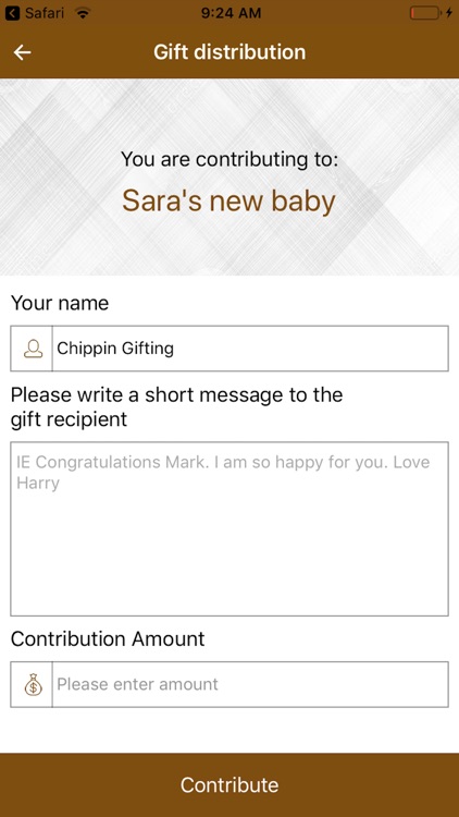 Chippin Gifting