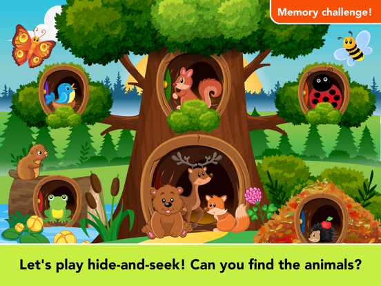 Animal games for 2-5 year olds iPad screenshot 10 - Education app