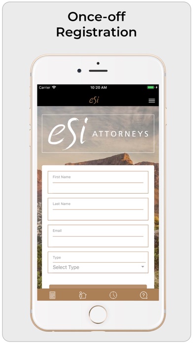 ESI Attorneys Screenshot