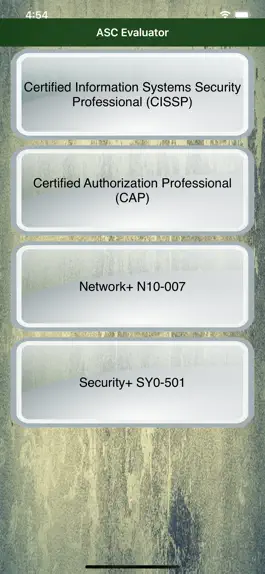 Game screenshot CISSP CAP Security+ Evaluator mod apk