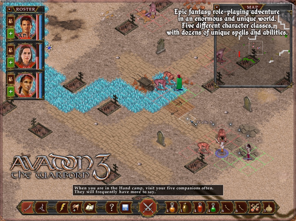 #4. Avadon 3: The Warborn HD (iOS) Podle: Spiderweb Software