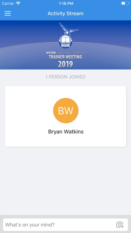 Wilson Trainer Meeting