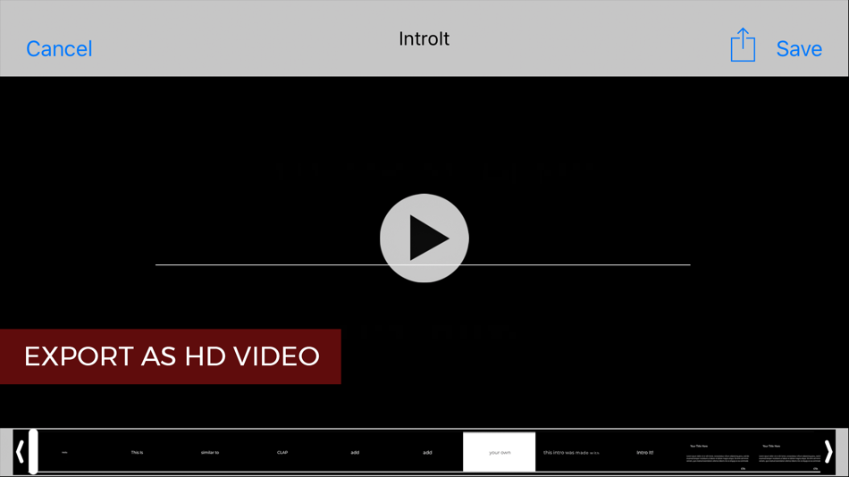 #4. Intro It - Create Text Intros (iOS) 来自: REAPPS
