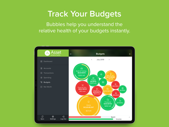 Asset, iPad screenshot 3 - Finance app
