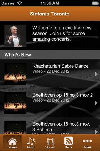 Sinfonia Toronto screenshot 2