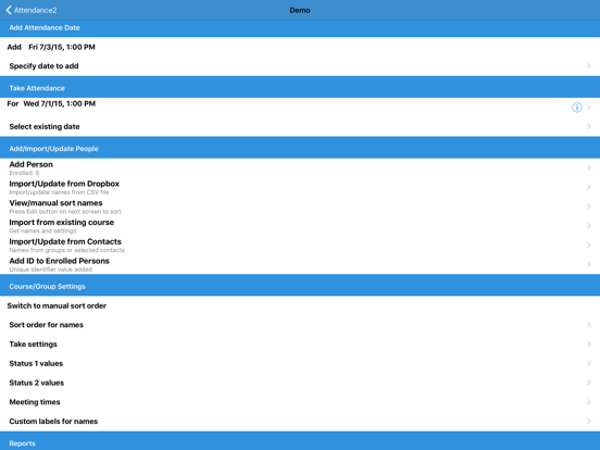 Screenshot #5 pour Attendance2