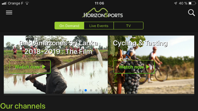 How to cancel & delete HorizonSports TV from iphone & ipad 4
