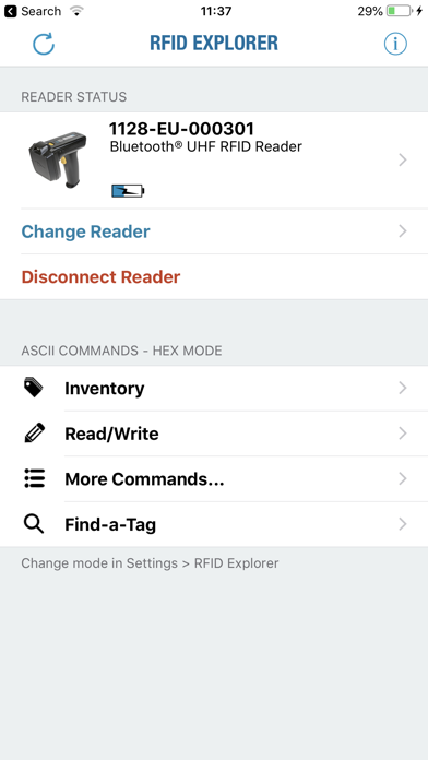 RFID Explorer Screenshot