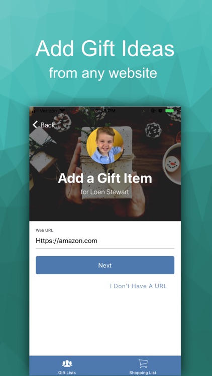 The Christmas List App