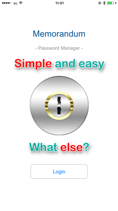 Memorandum - Password Manager Screenshot