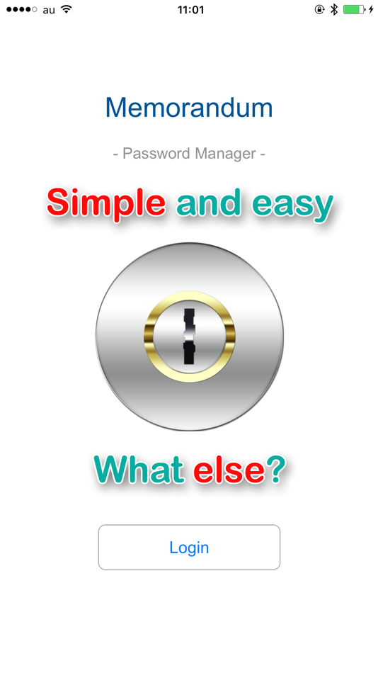 #1. Memorandum - Password Manager (iOS) 게시자: Bistro ISAKI