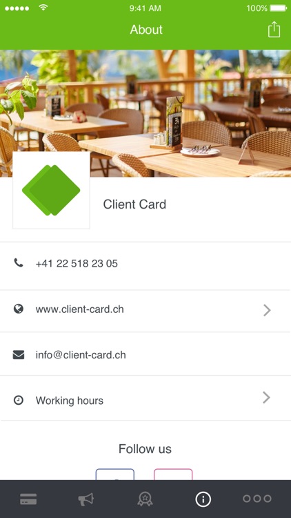 Client Card Demo screenshot-4