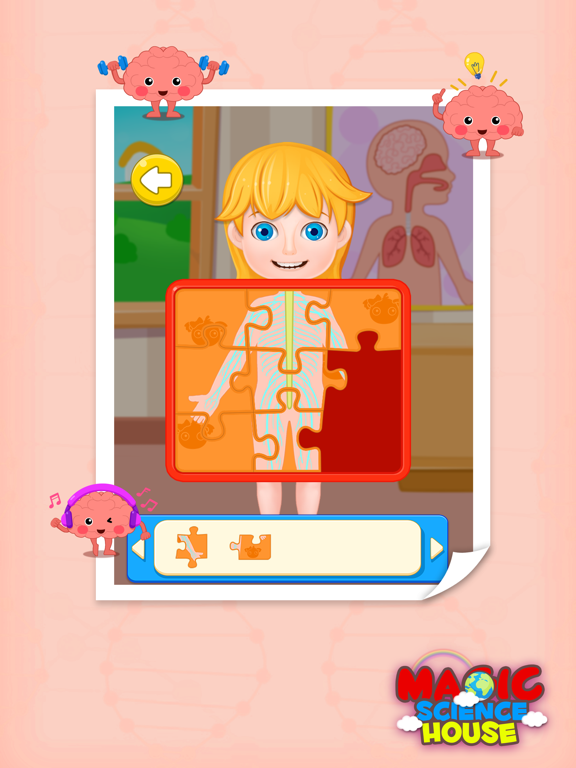 Kids Learn Human Body Girls iPad screenshot