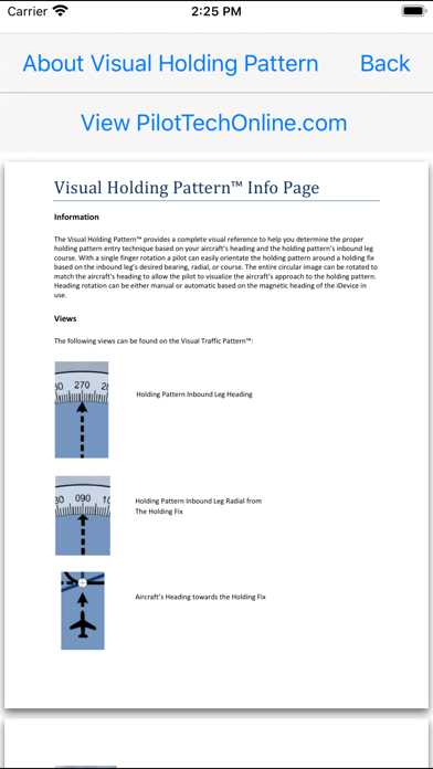 Visual Holding Pattern Screenshot