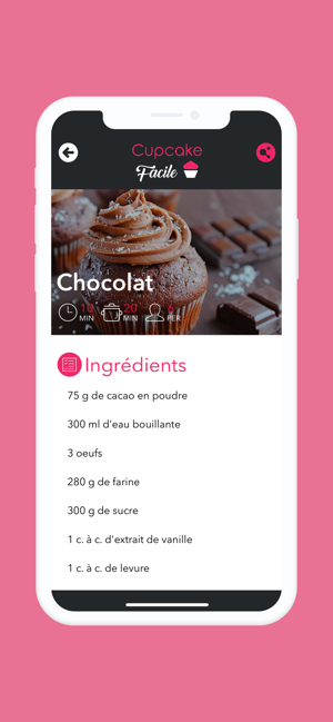 ‎Cupcake Facile & Glaçage Capture d’écran