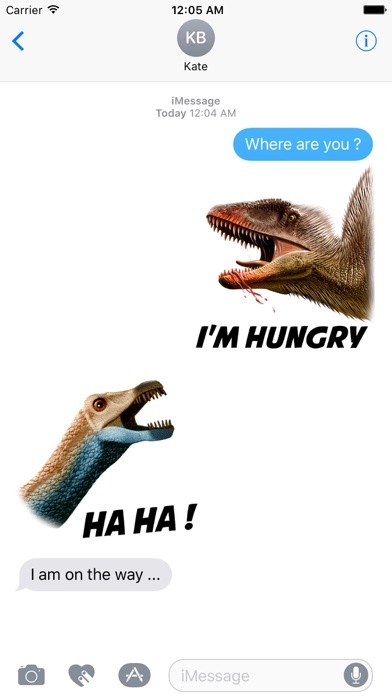 Screenshot #2 pour Dinosaurs Sticker Pack