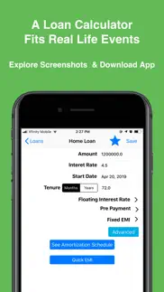 loan calculator - iphone screenshot 1
