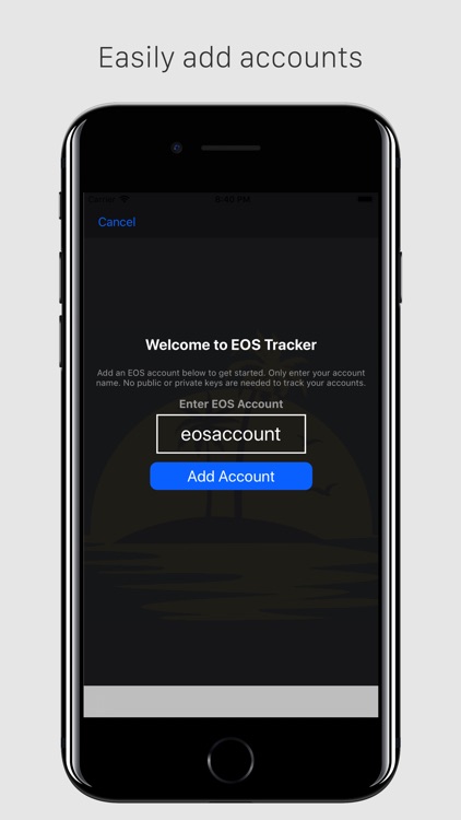 EOS Tracker