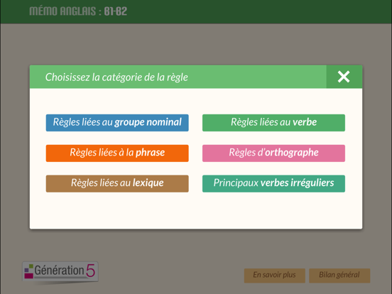 Screenshot #4 pour Mémo anglais B1-B2