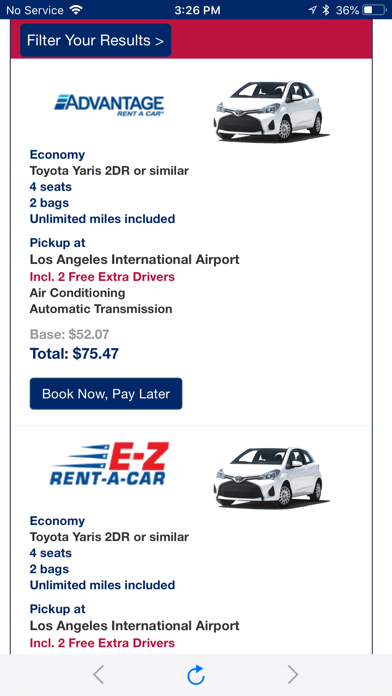 Discount USA Car Rental screenshot