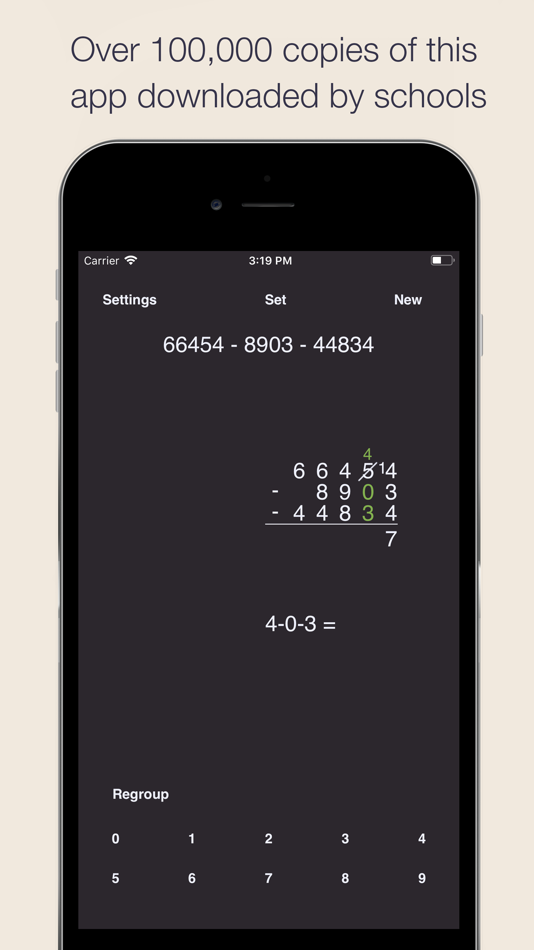 #5. Column Subtraction (iOS) 由: Esa Helttula