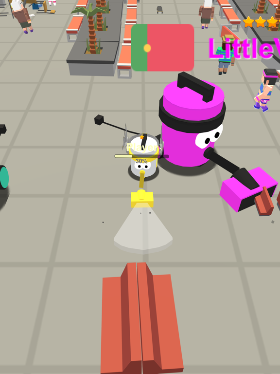 Dust Buster: Bumper Battle 3D iPad screenshot