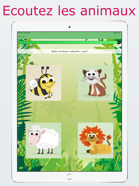 Screenshot #4 pour Quiz animaux et sons