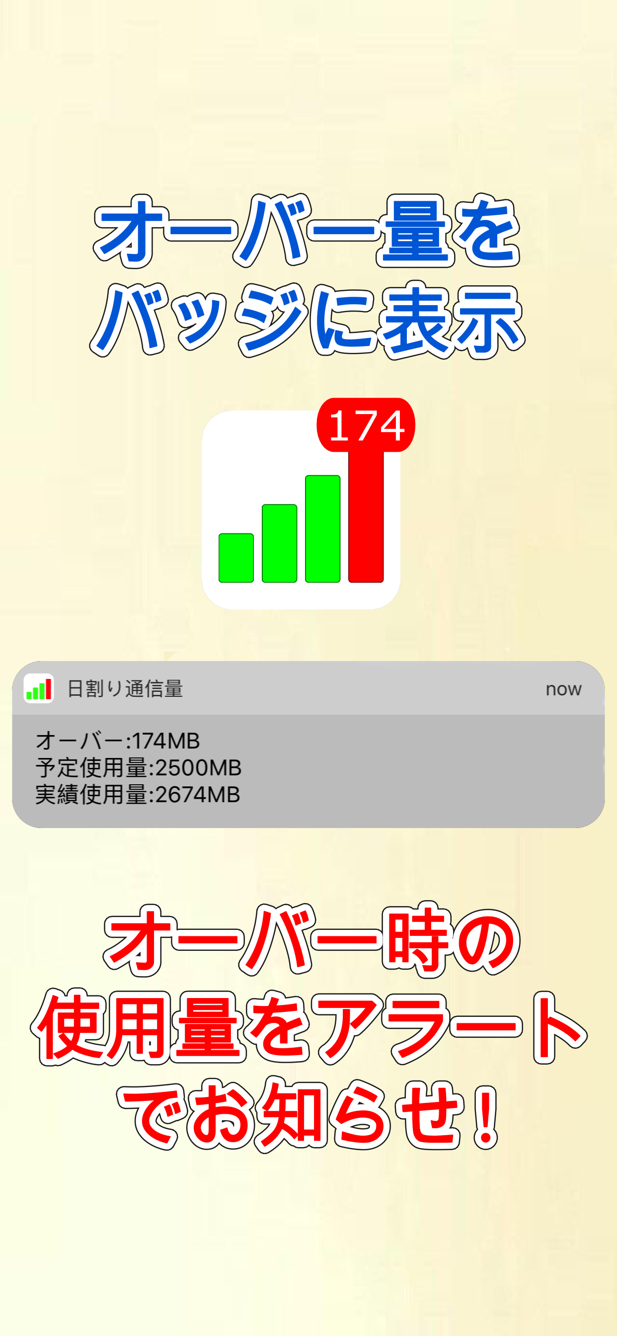 日割り通信量