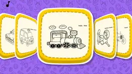 vehicle coloring book for kids iphone screenshot 3