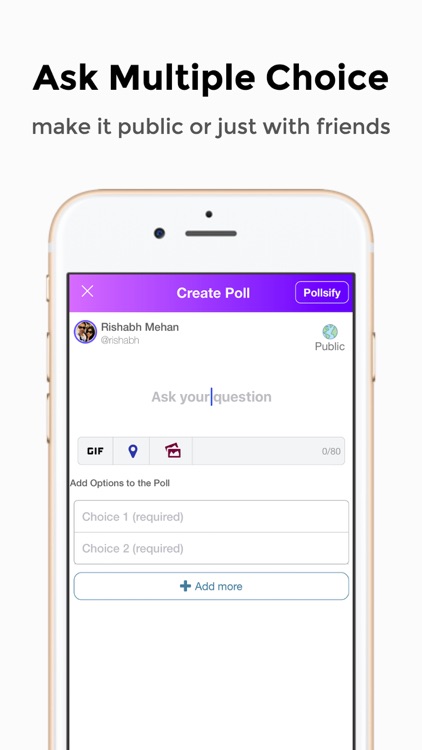 Pollsify - Polls with friends screenshot-3