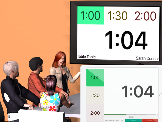 Screenshot #4 pour Speech Timer for Toastmasters