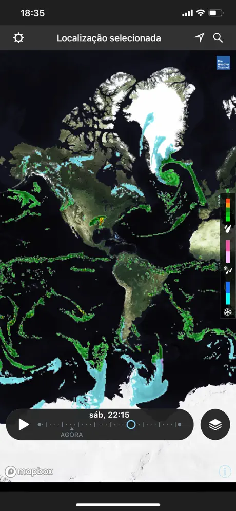 Storm Radar: mapa climático