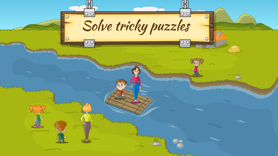 #2. River Crossing IQ Logic (iOS) 由: Abd alhameed Alhinbazly