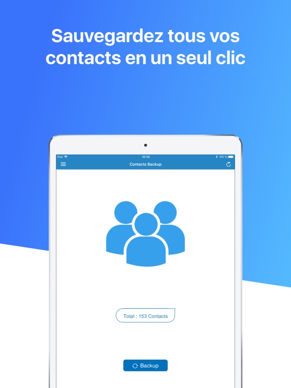 Screenshot #4 pour Contacts Pro - Sauvegarde