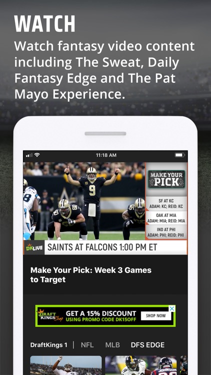 DK Live - Fantasy Sports News screenshot-4