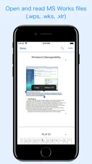 wps reader - for ms works iphone capturas de pantalla 1