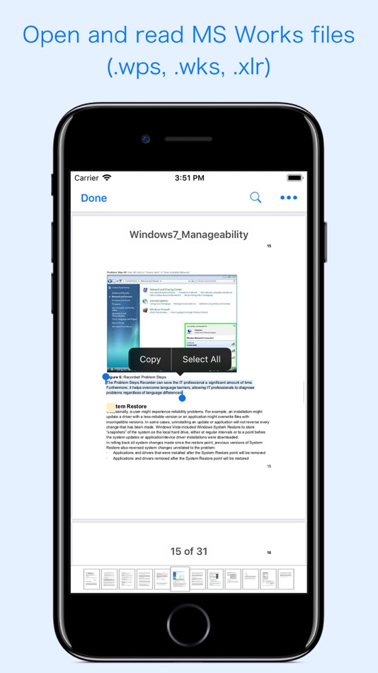 WPS Reader - for MS Works - 2.1 - (iOS)