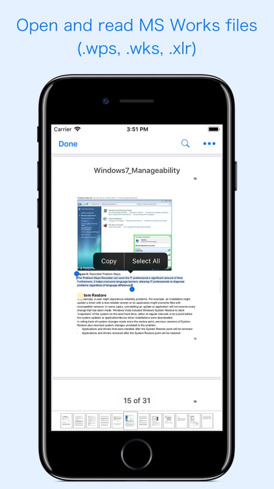 #1. WPS Reader - for MS Works (iOS) 게시자: RootRise Technologies Pvt. Ltd.