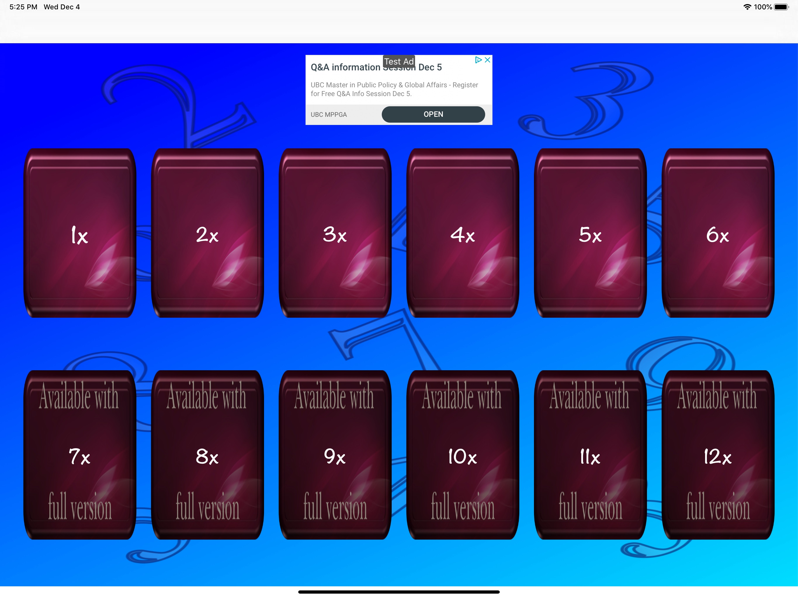 Flashcards Multiplication Lite screenshot 5
