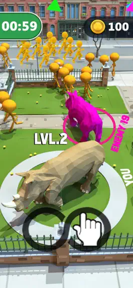 Game screenshot Rhino Rampage: City Simulator apk