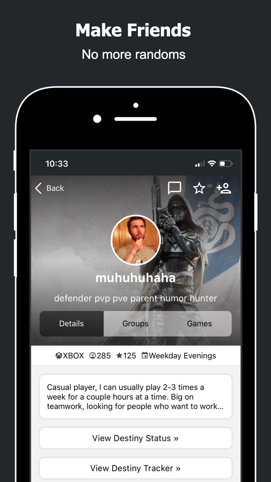 #5. The100.io Destiny 2 Groups (iOS) 由: Resonant Ventures, LLC