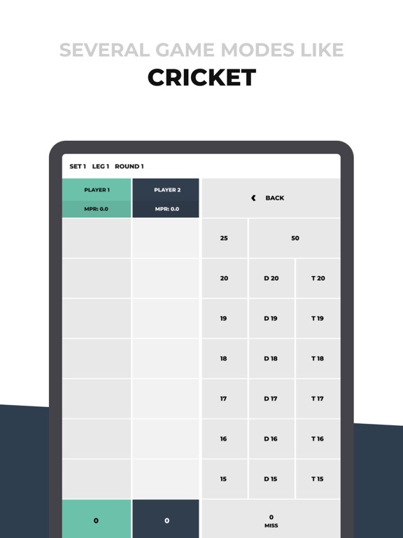 Darts Scorer 180 iPad screenshot 4 - Sports app