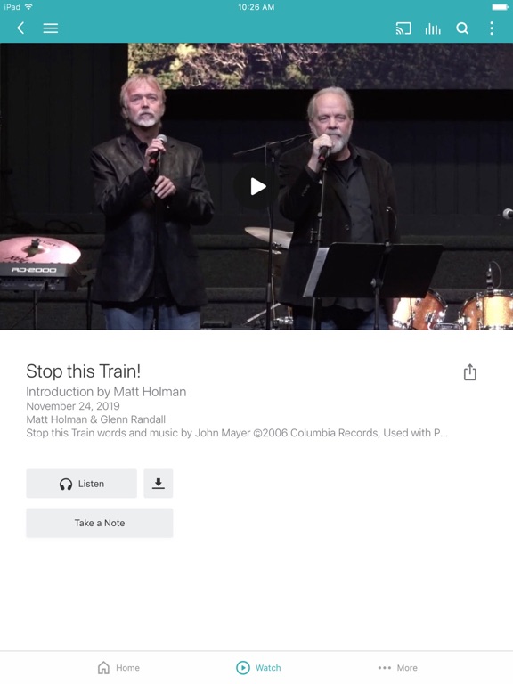 Landmark Baptist Temple iPad screenshot 3 - Education app