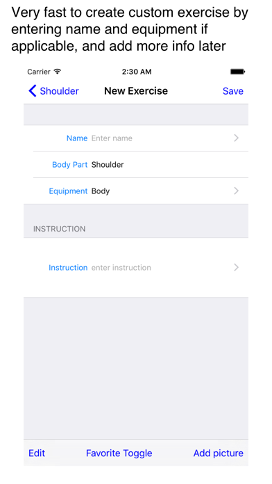 iGymTrack Screenshot