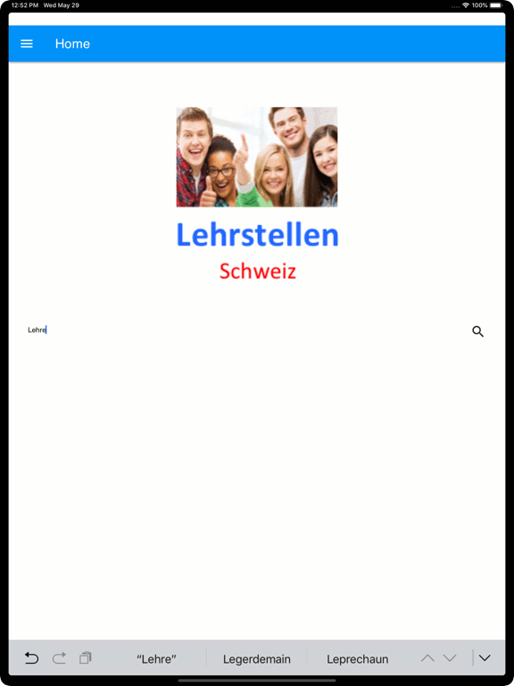 Screenshot #4 pour Lehrstellen Schweiz