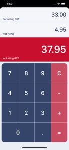 NZ GST Calculator screenshot #3 for iPhone