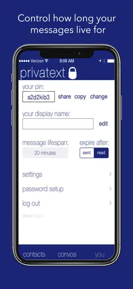 Game screenshot Privatext - Private Text App hack