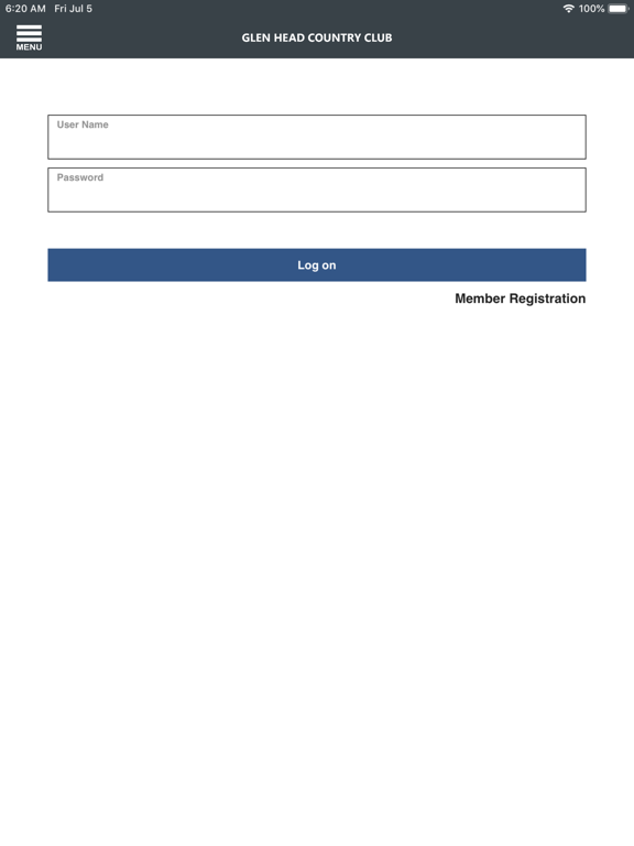 GLEN HEAD CC iPad screenshot 1 - Lifestyle app
